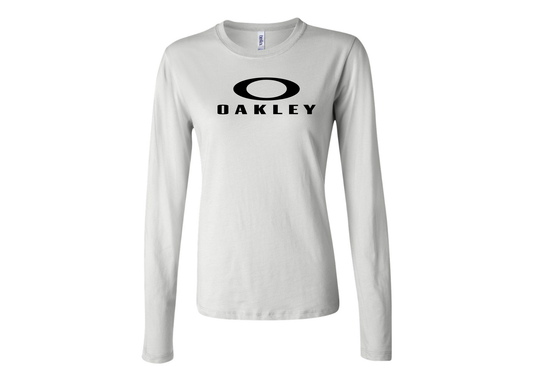 BELLA CANVAS Women’s Oakley Logo Jersey Long Sleeve Tee