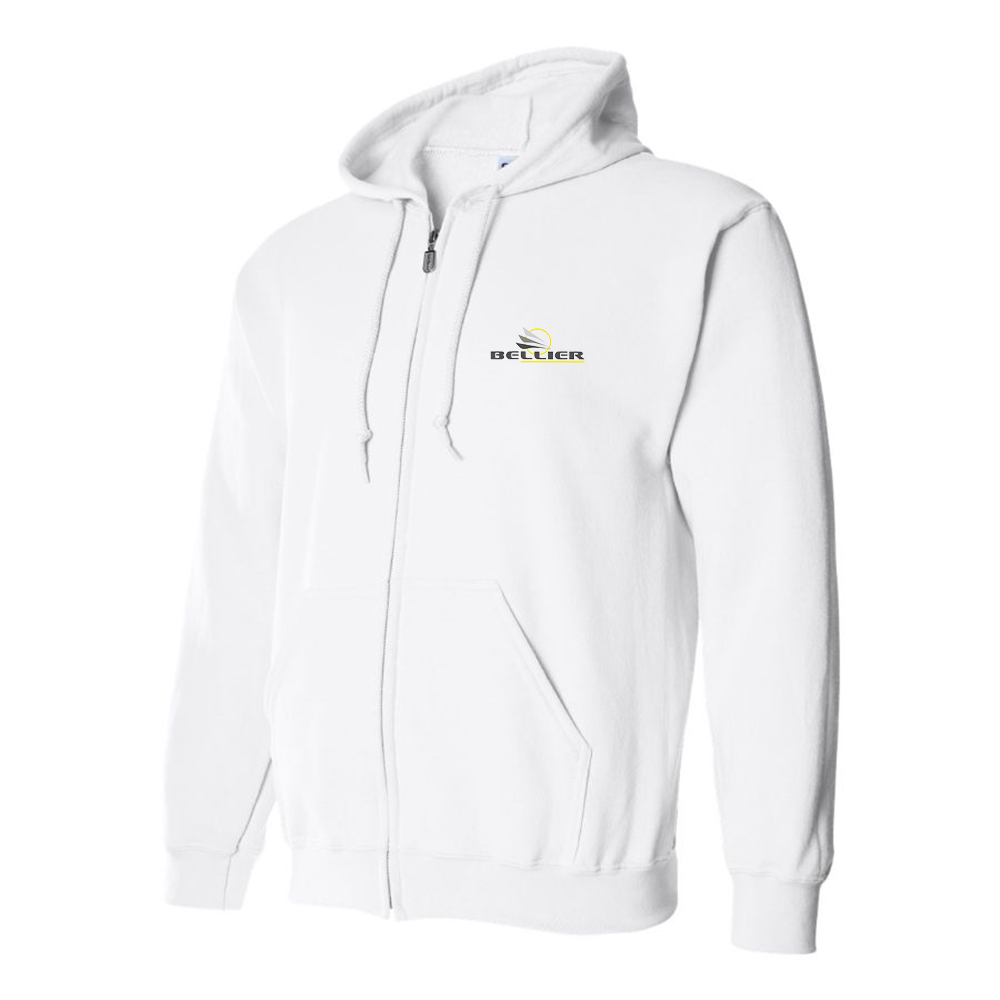 Men's Bellier Automobiles Logo Zipper Hoodie