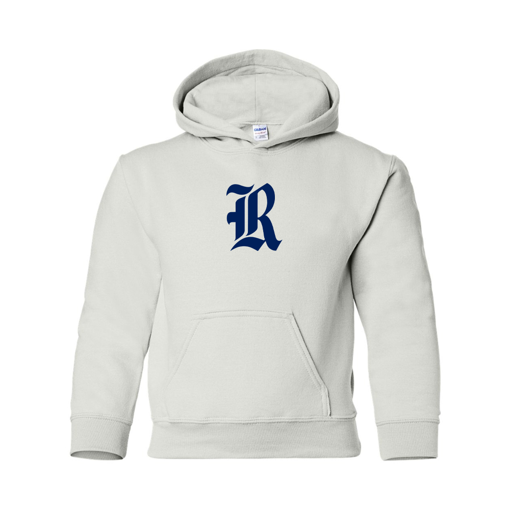 Youth Rice Owls Logo Gildan Heavy Blend  Hooded Sweatshirt