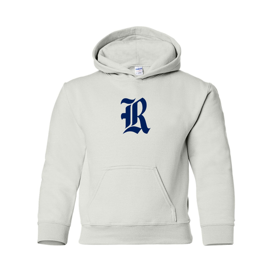 Youth Rice Owls Logo Gildan Heavy Blend  Hooded Sweatshirt
