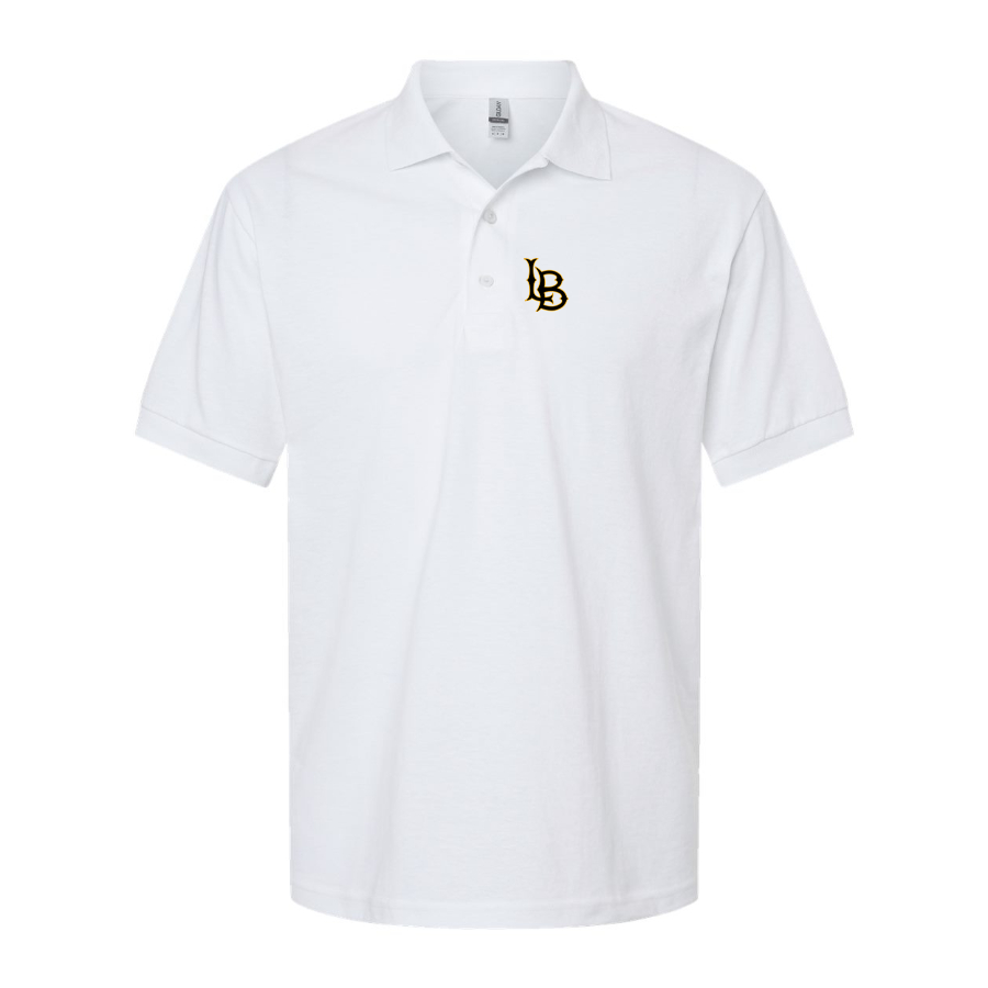 Men's Long Beach State 49ers Logo Dry Blend Polo