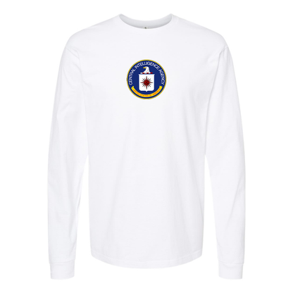 Men's CIA Logo Long Sleeve T-Shirt