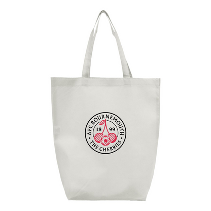 AFC Bournemouth Soccer Logo Q-Tees Non-Woven Gusset Bottom Tote