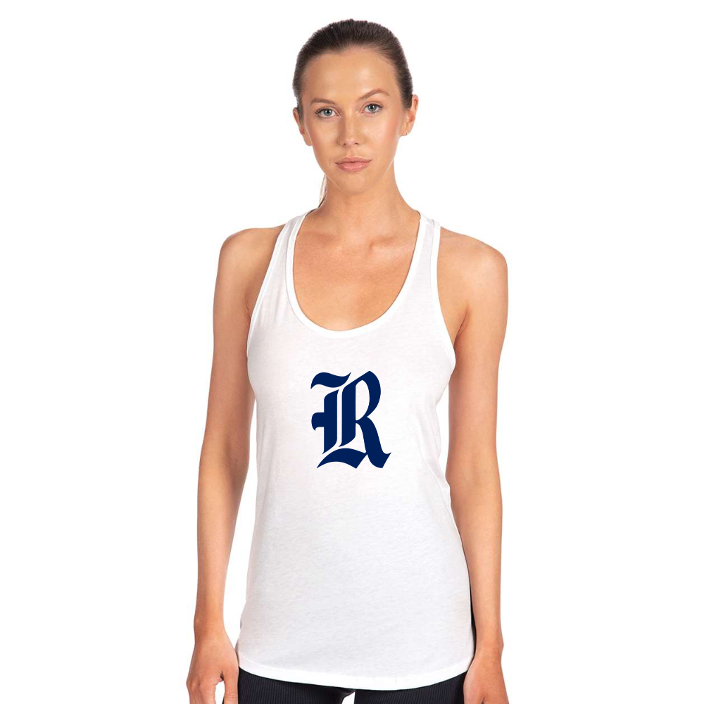 Women's Rice Owls Logo Next Level Ideal Racerback Tank