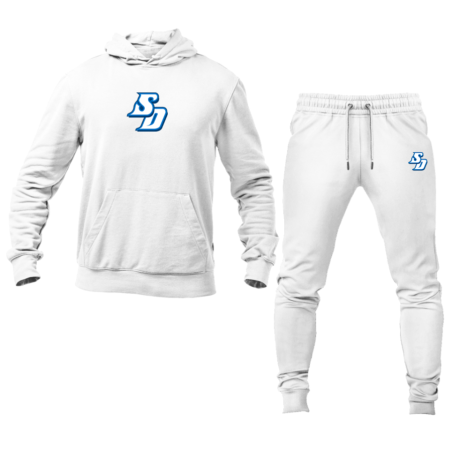 Men's San Diego Toreros Logo Hoodie Joggers Set