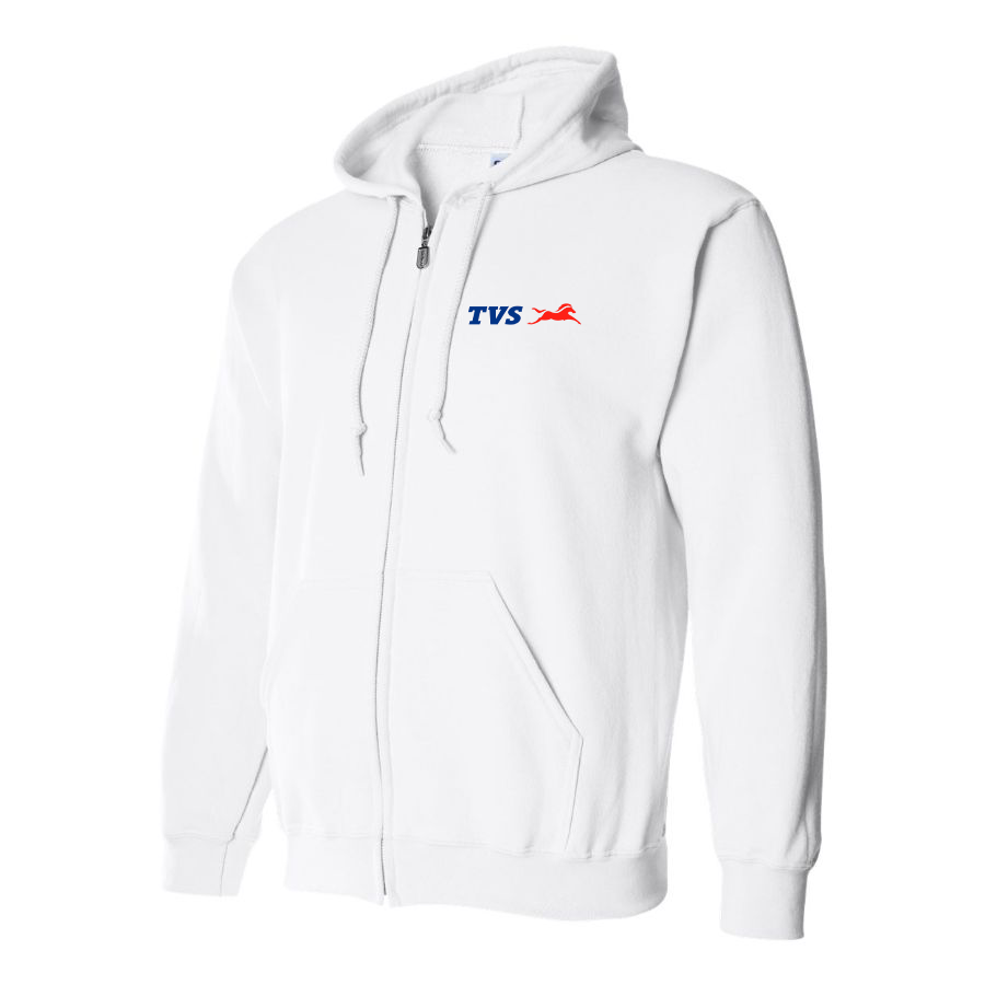Men's TVS Motor Company Logo Zipper Hoodie