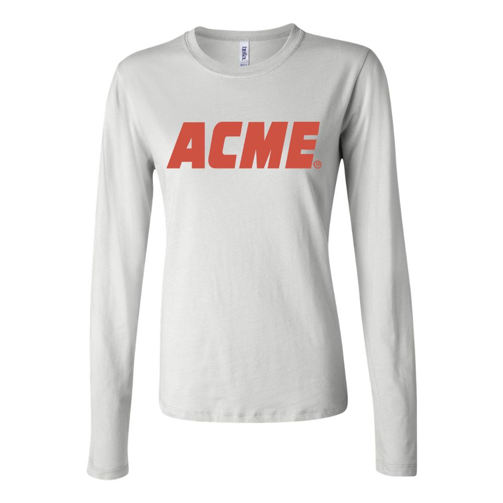 BELLA CANVAS Women’s ACME Logo Jersey Long Sleeve Tee