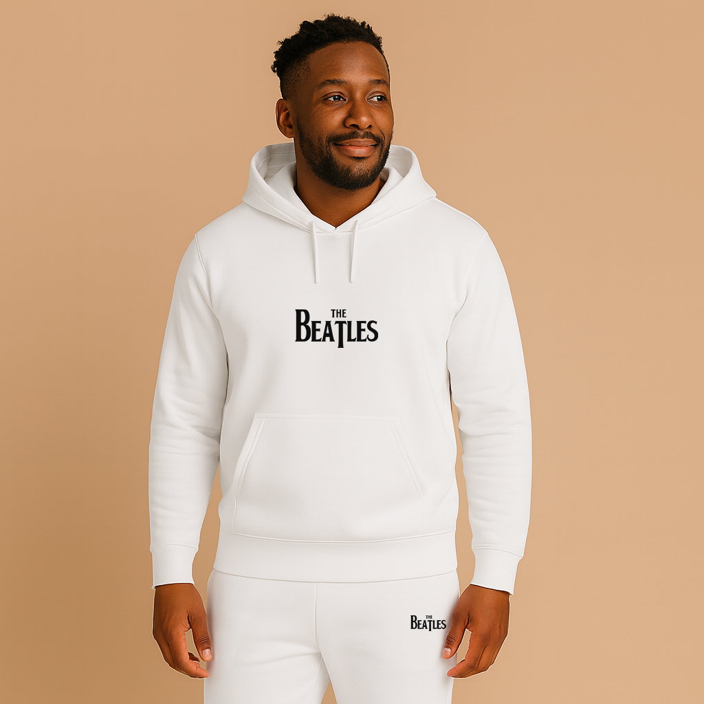 Men's The Beatles Music Hoodie Joggers Set