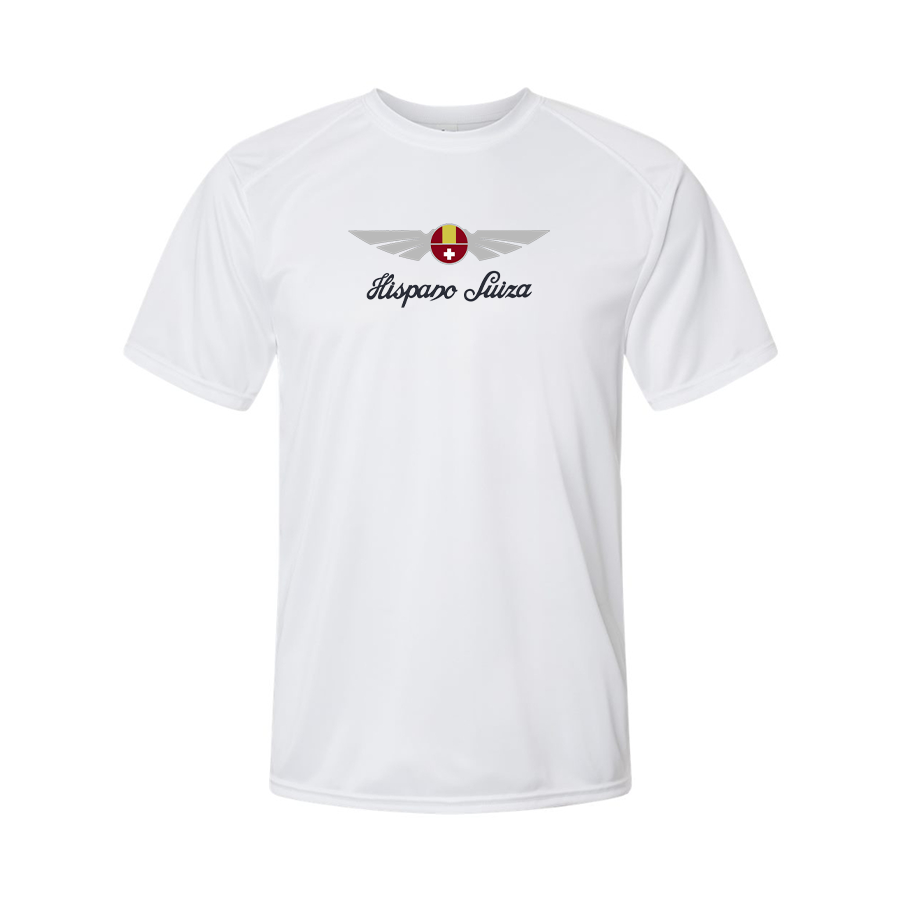 Men's Hispano Suiza Logo Polyester T-Shirt