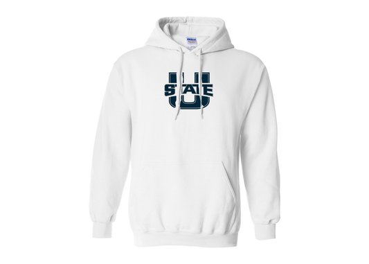 Men's Utah State Aggies Gildan  Heavy Blend Hooded Sweatshirt
