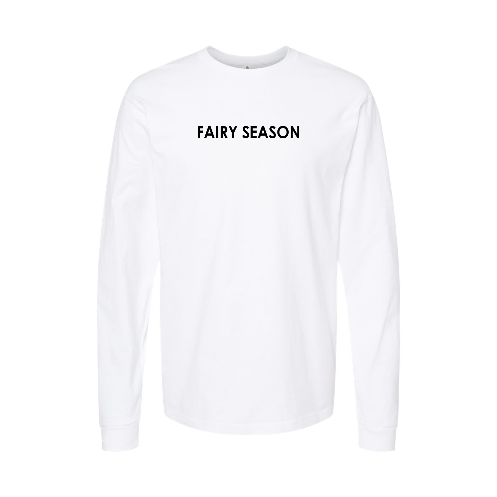 Youth Fairyseason Logo Cotton Long Sleeve T-Shirt
