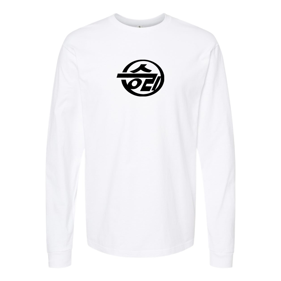 Youth Sungri Motor Plant Logo Cotton Long Sleeve T-Shirt