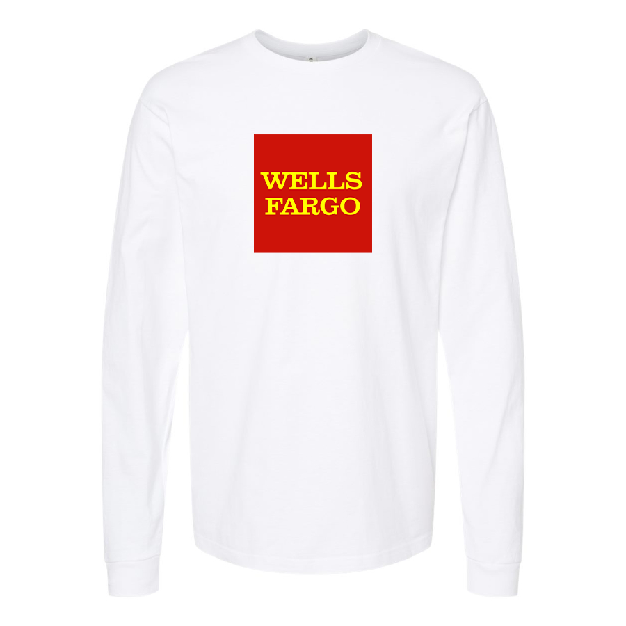 Youth Wells Fargo Logo Cotton Long Sleeve T-Shirt