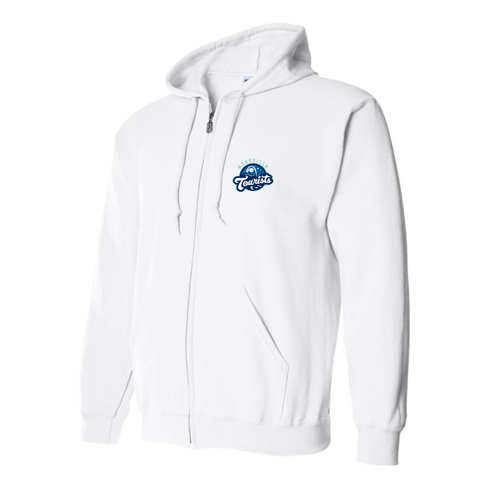 Men's Asheville Tourists Logo Zipper Hoodie