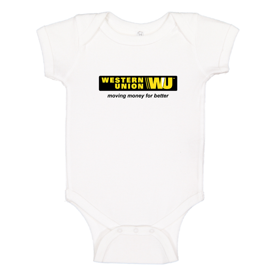 Wastern Union Logo Baby Romper Onesie