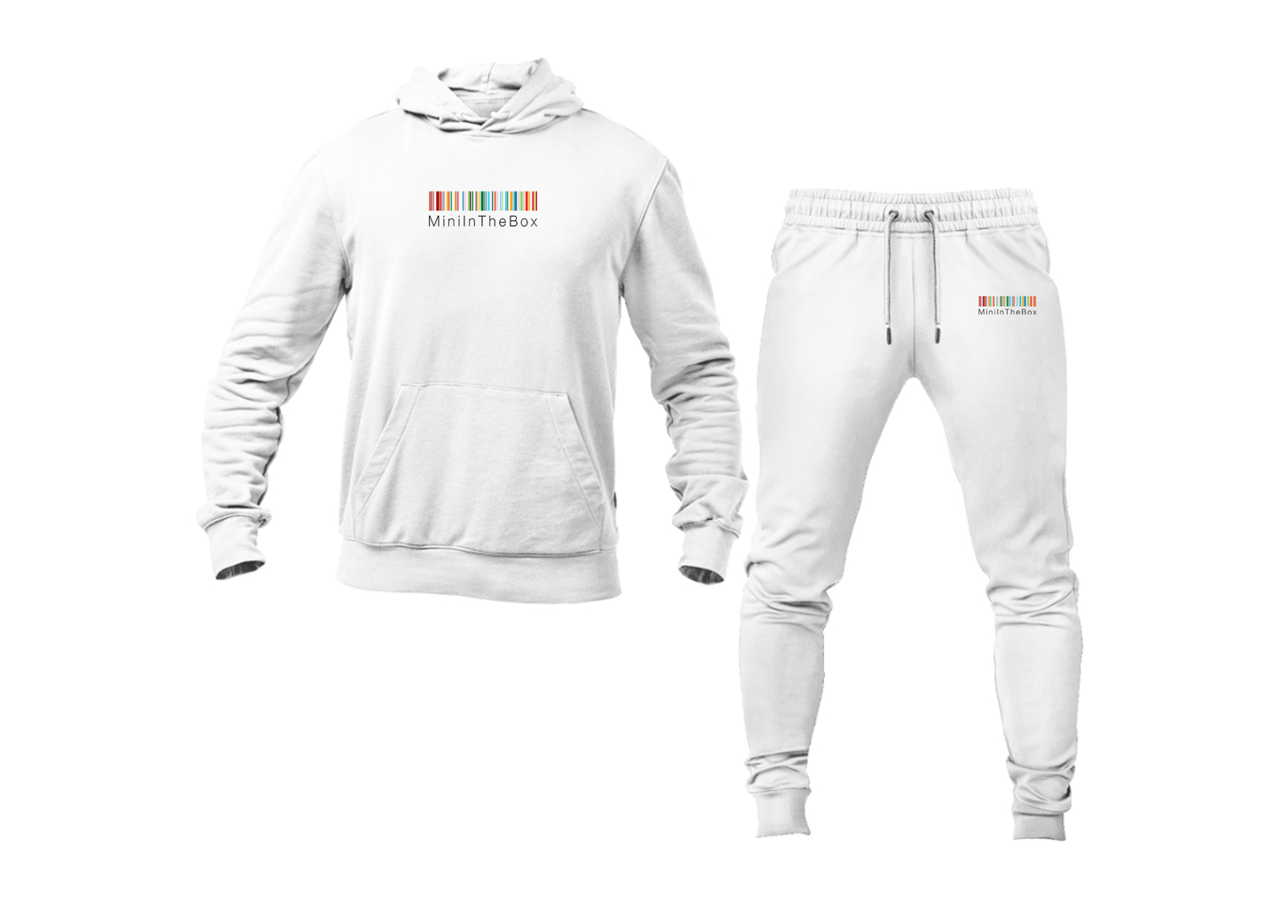 Men's Mini In The Box Logo Hoodie Joggers Set