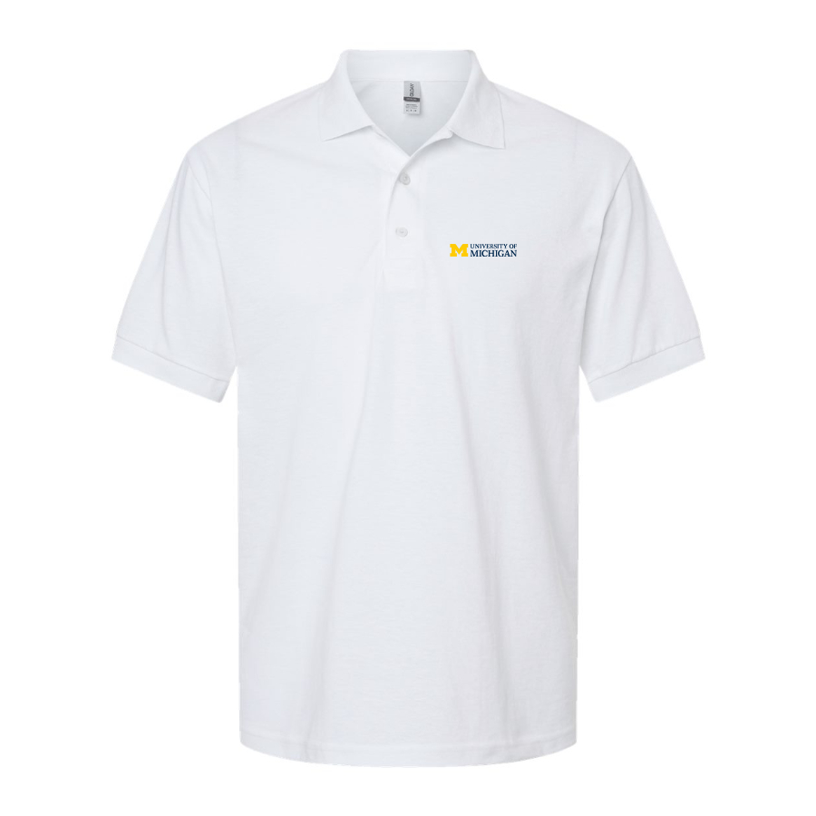 Men's University of Michigan Logo Dry Blend Polo
