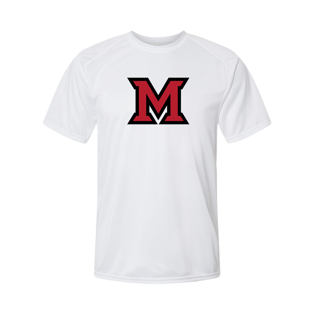 Men's Miami Ohio RedHawks Logo Polyester T-Shirt