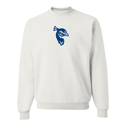 Men's Saint Peters Peacocks Logo JERZEES NuBlend Crewneck Sweatshirt