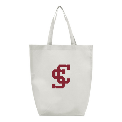 Santa Clara Broncos Logo Q-Tees Non-Woven Gusset Bottom Tote