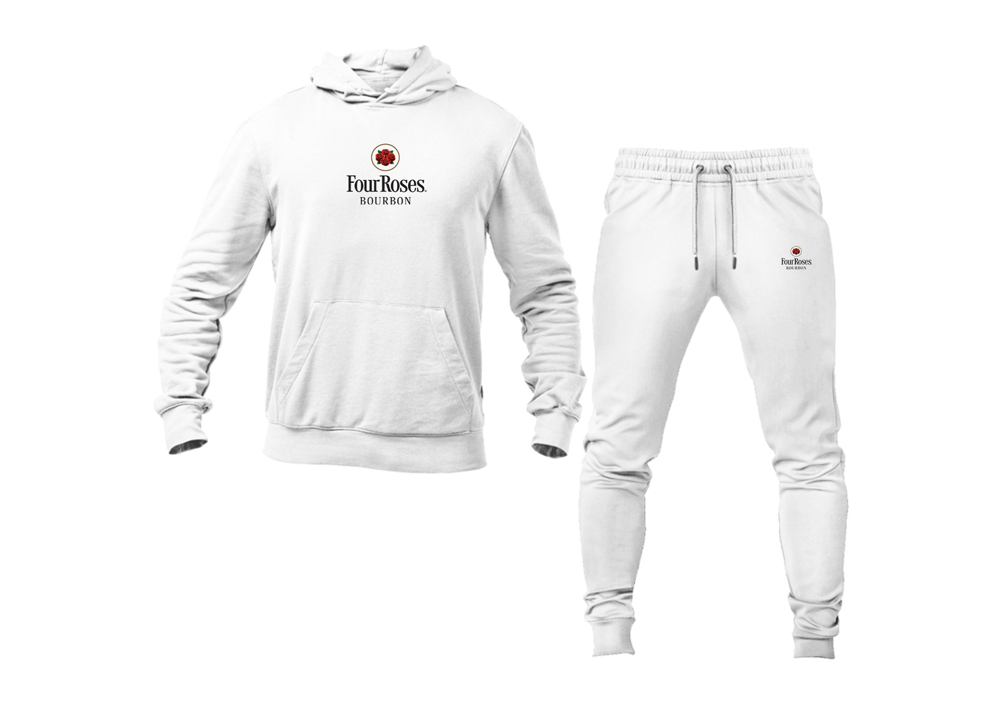 Men's Four Roses Logo Hoodie Joggers Set