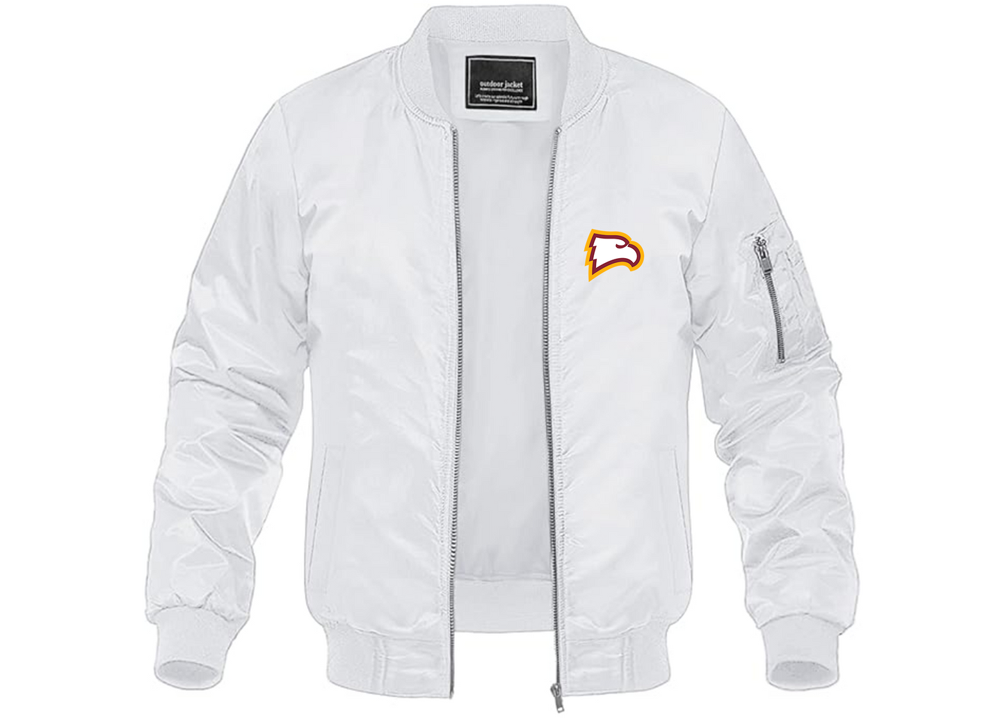 Men's Winthrop Eagles Lightweight Bomber Jacket Windbreaker Softshell Varsity Jacket Coat