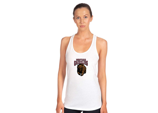 Women's Montana Grizzliesl Next Level Ideal Racerback Tank