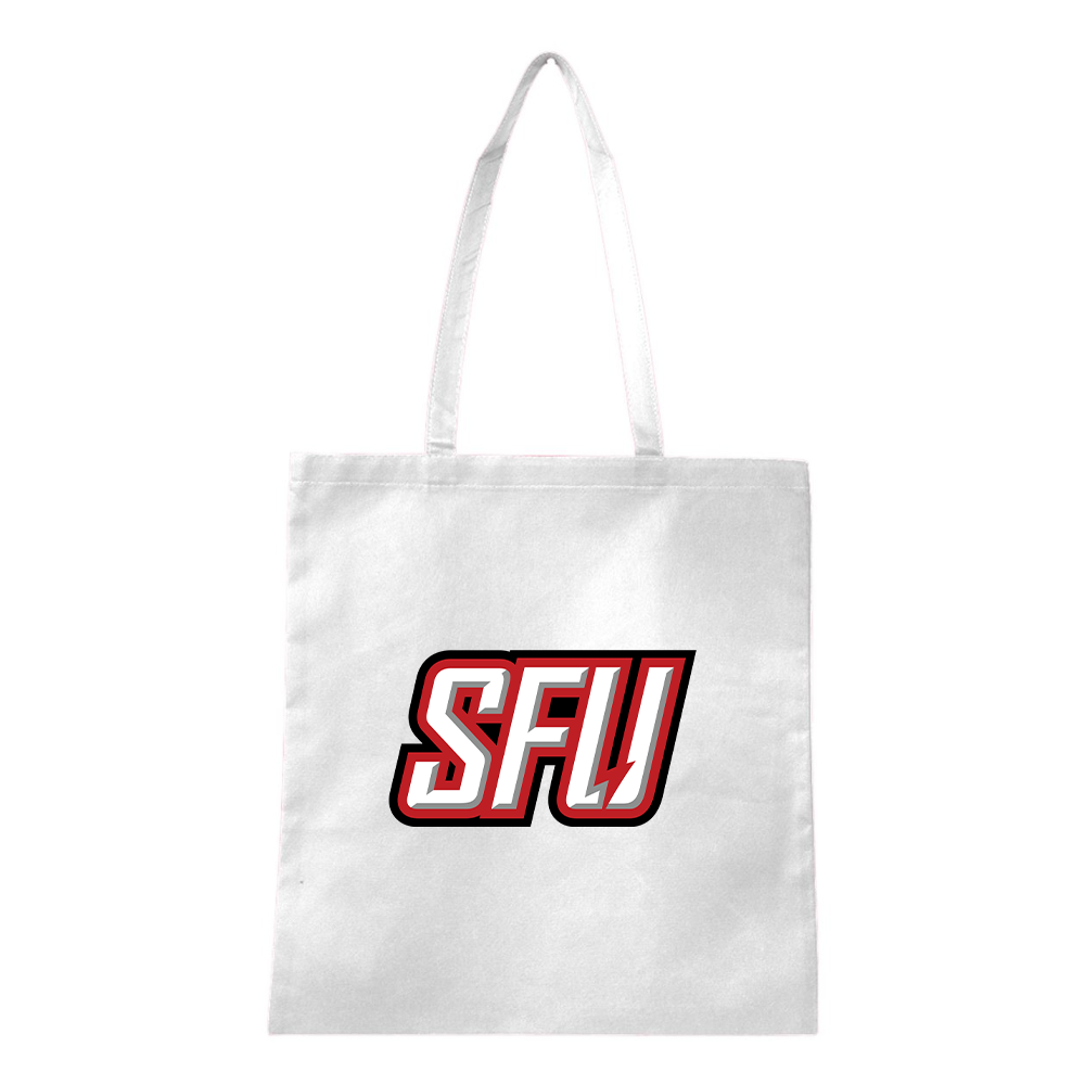 Saint Francis Red Flash Logo Q-Tees Non-Woven  Tote