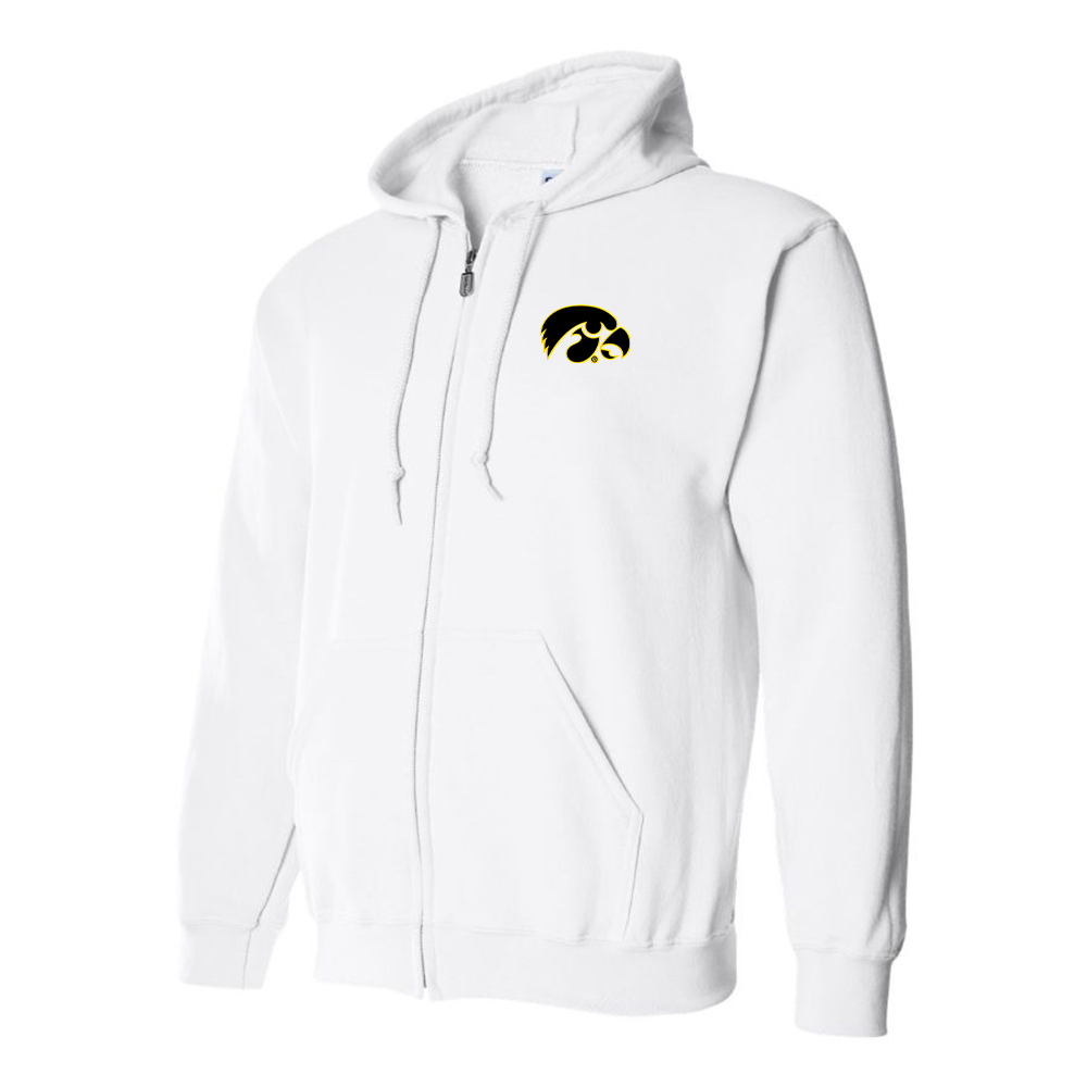 Men's Lowa Hawkeyes Logo Zipper Hoodie