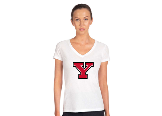 Women's Youngstown State Penguins Next Level V-Neck T-Shirt