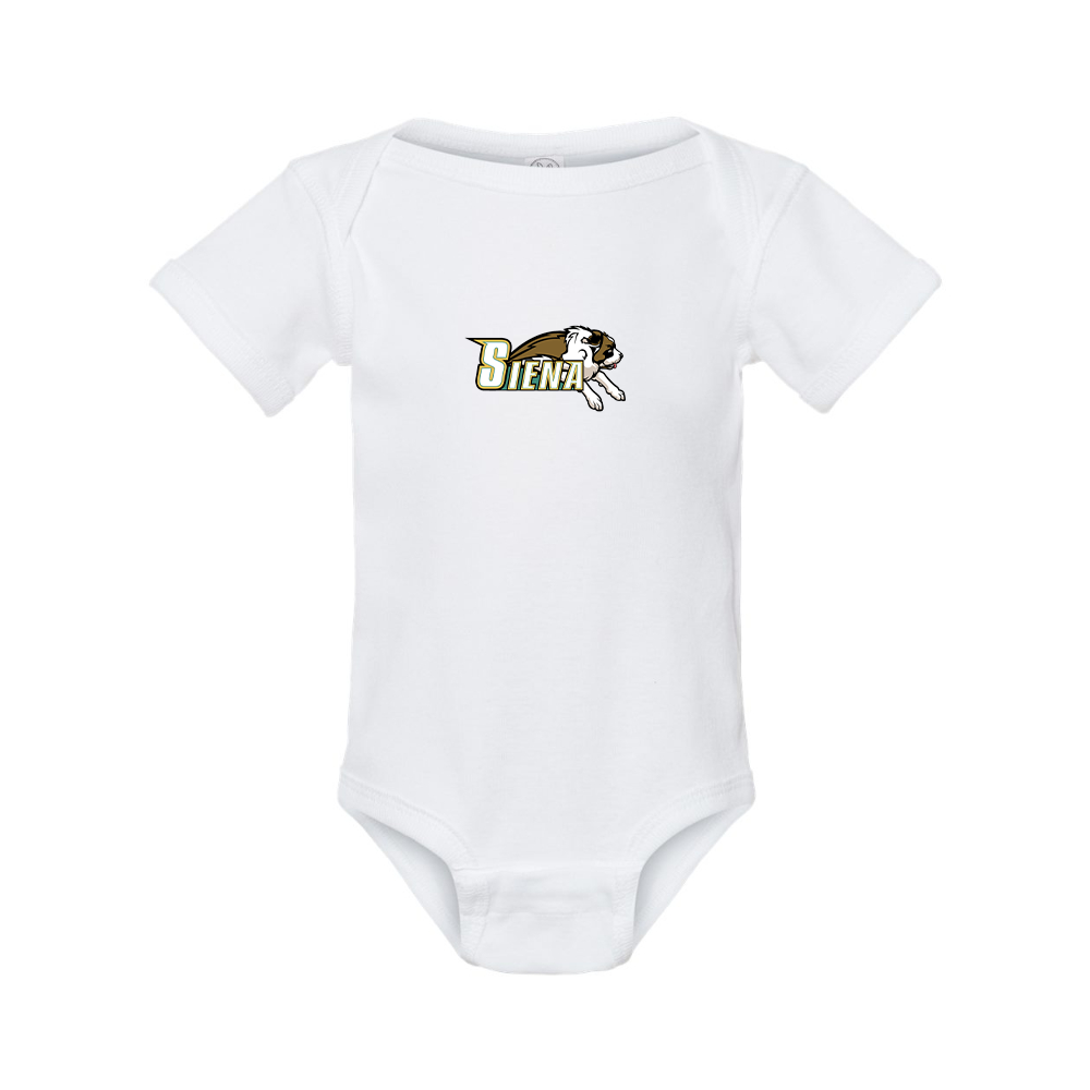 Siena Saints Logo Rabbit Skins Infant Baby Rib Bodysuit