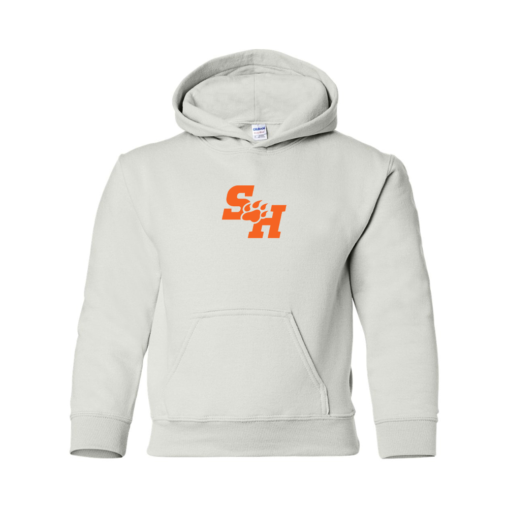 Youth Sam Houston State Bearkats Logo Gildan Heavy Blend  Hooded Sweatshirt
