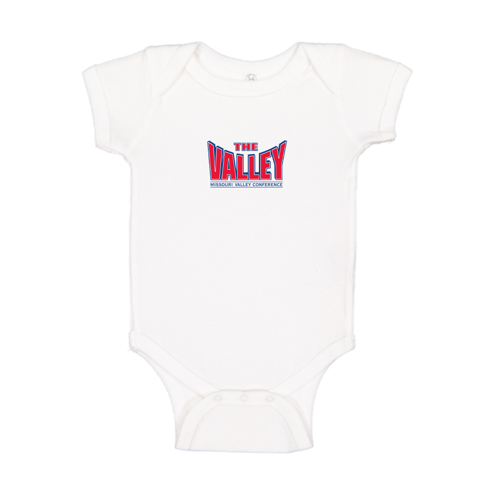 Missouri Valley Conference Logo Baby Romper Onesie
