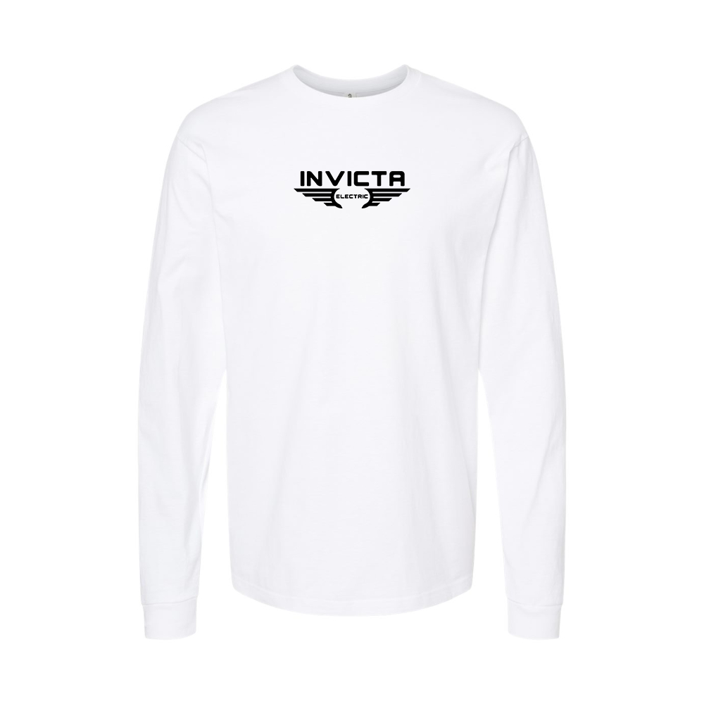 Youth Invicta Electric Logo Cotton Long Sleeve T-Shirt