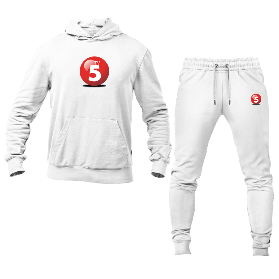 Men's ABC TV5 Logo Hoodie Joggers Set