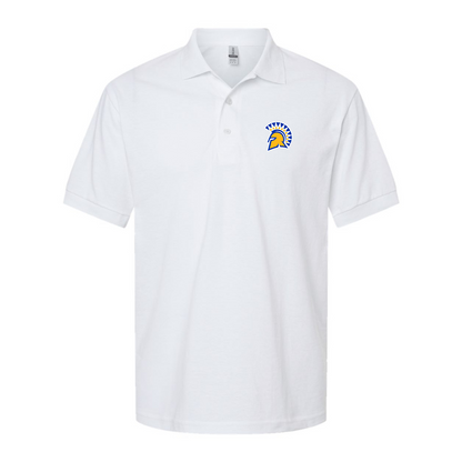 Men's San Jose State Spartans Logo Gildan Dry Blend Jersey Polo