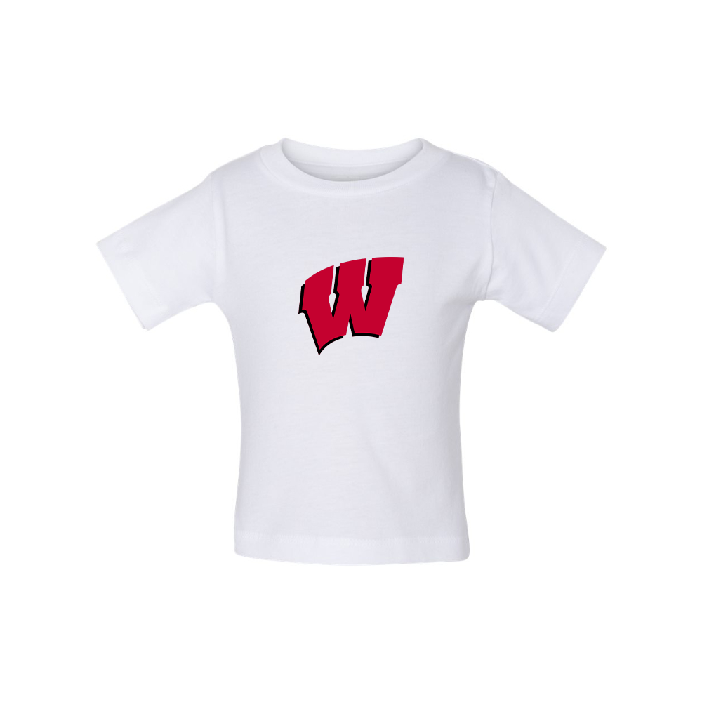 Wisconsin Badgers BELLA CANVAS Infant Jersey Tee