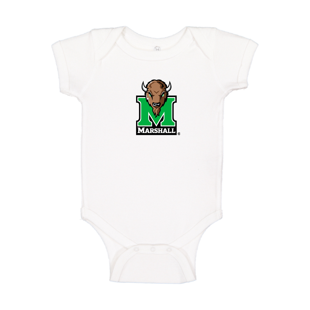 Marshall Thundering Herd Logo Baby Romper Onesie