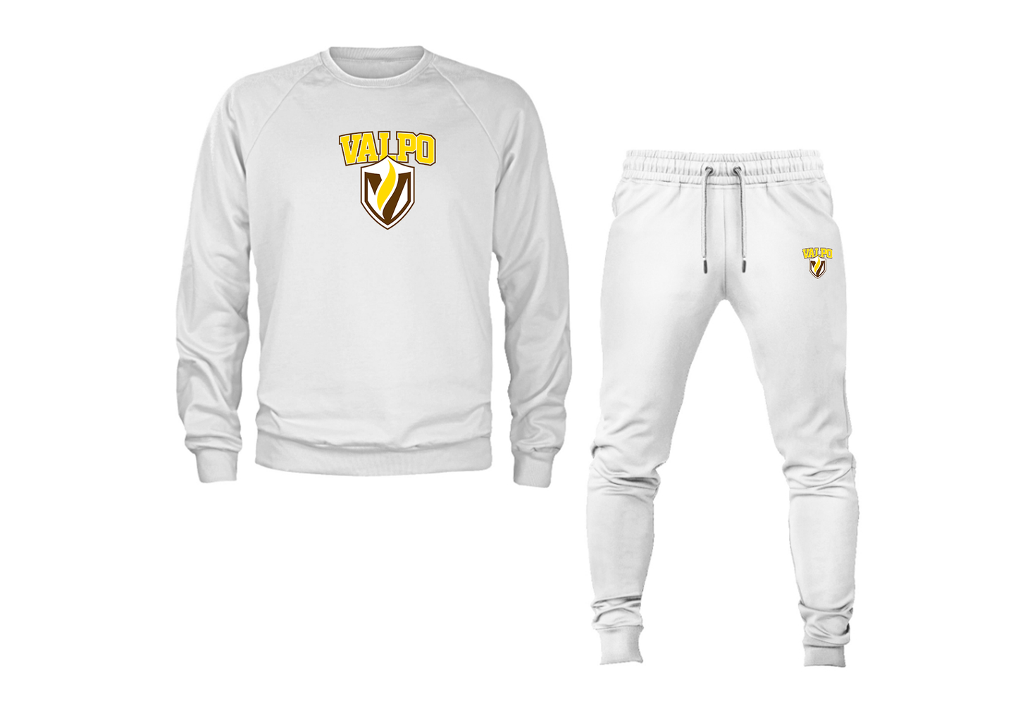 Men's Valparaiso Crusaders Crewneck Sweatshirt Joggers Suit
