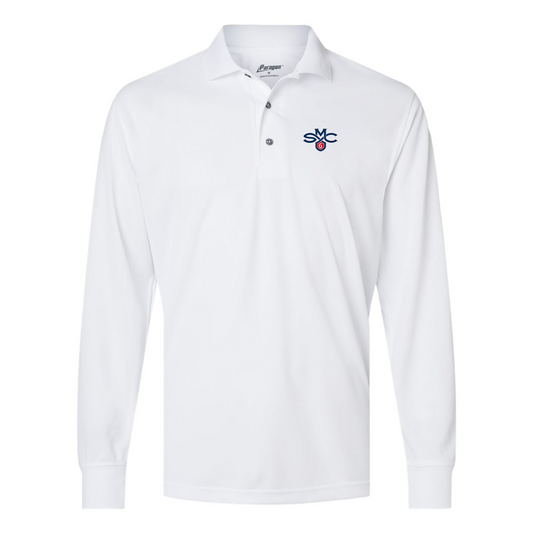 Men's Saint Marys Gaels Logo Paragon Prescott Long Sleeve Polo