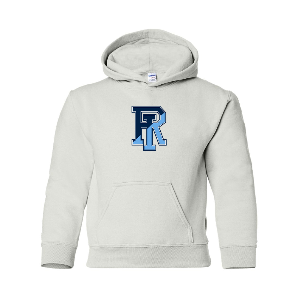 Youth Rhode Island Rams Logo Gildan Heavy Blend  Hooded Sweatshirt