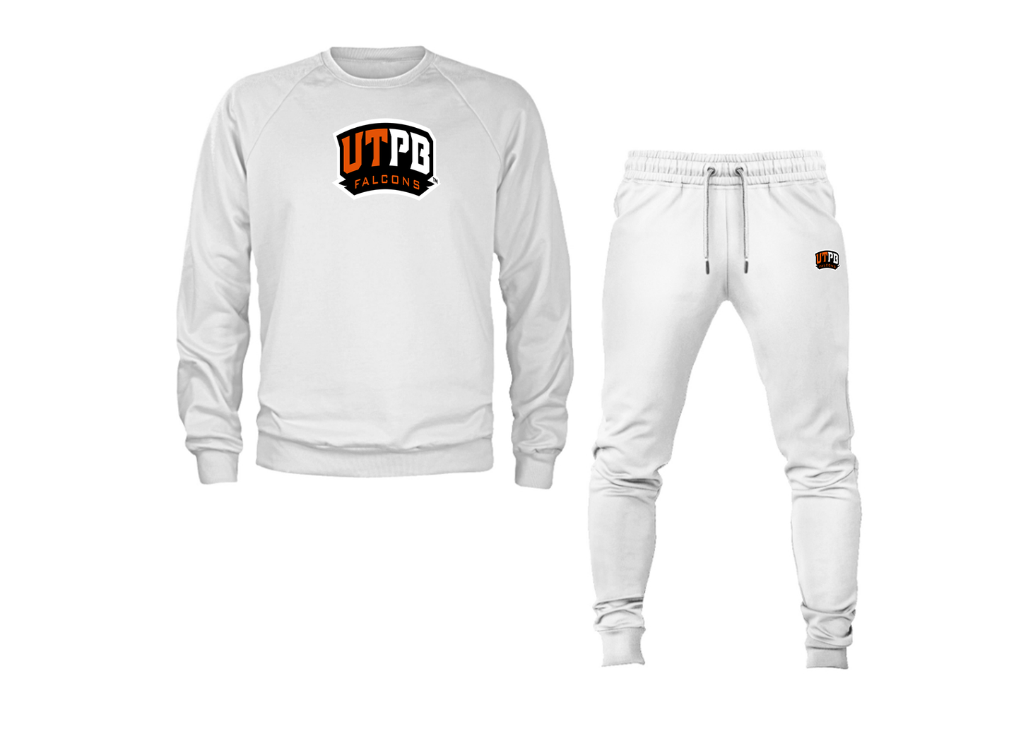 Men's UTPB Falcons Crewneck Sweatshirt Joggers Suit