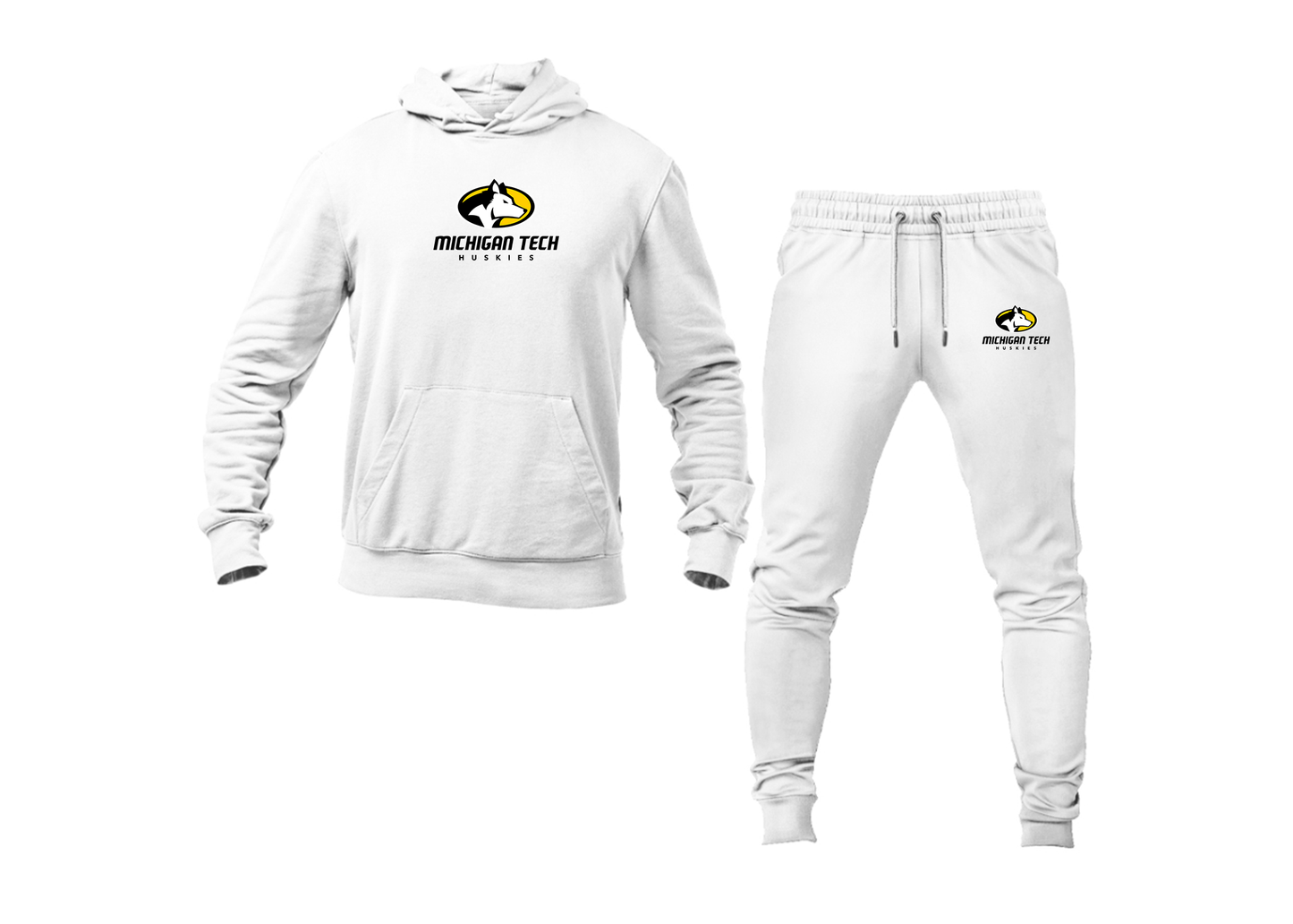 Men's Michigan Tech Huskies Logo Hoodie Joggers Set