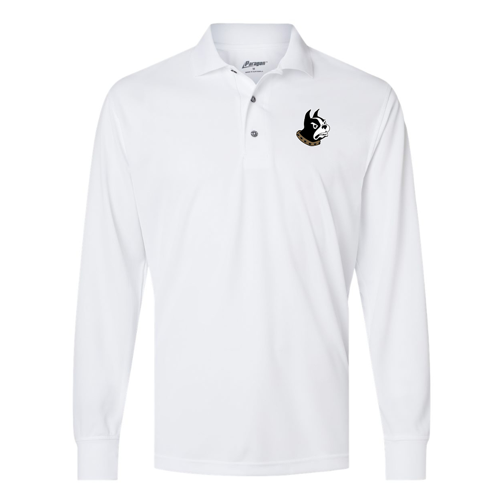 Men's Wofford Terriers Paragon Prescott Long Sleeve Polo