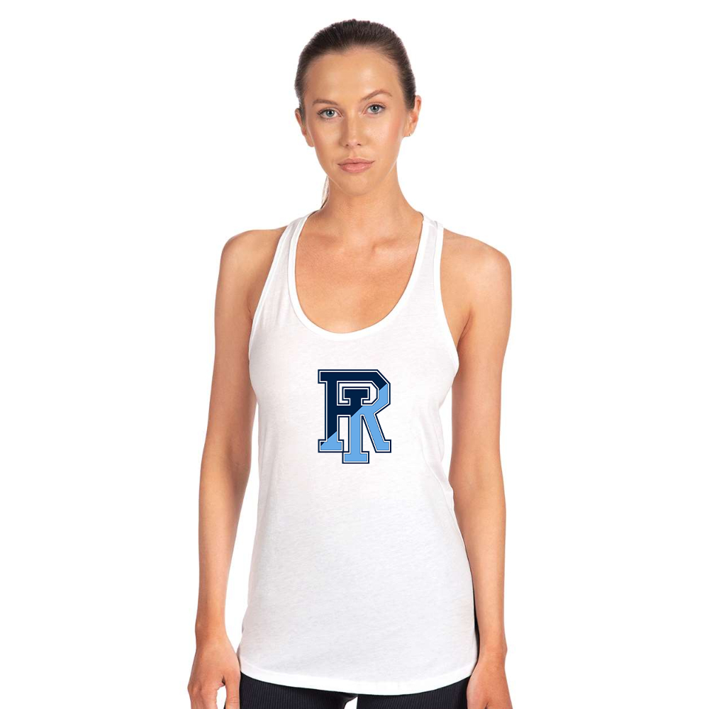 Women's Rhode Island Rams Logo Next Level Ideal Racerback Tank