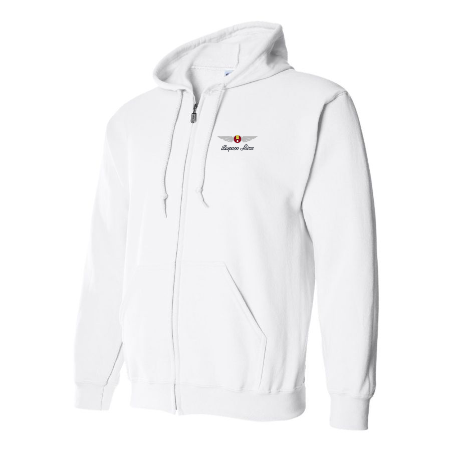 Men's Hispano Suiza Logo Zipper Hoodie