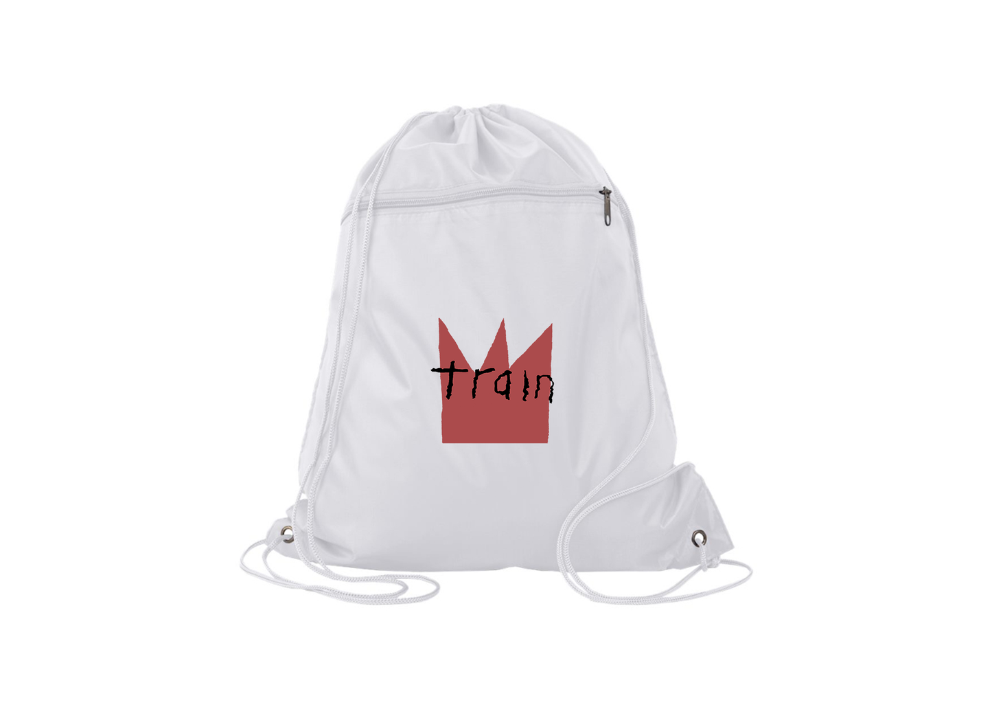 Train Q-Tees - Polyester Cinchpack