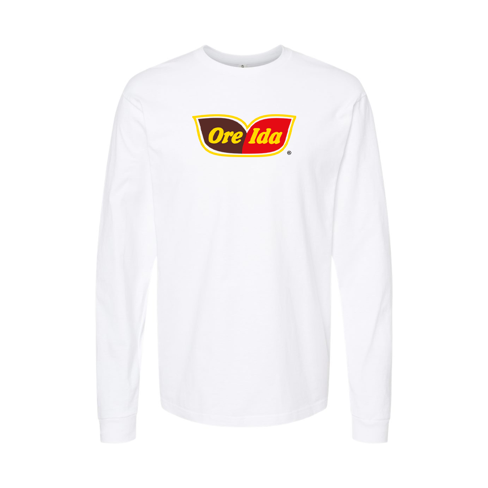 Youth Ore Ida Logo Cotton Long Sleeve T-Shirt