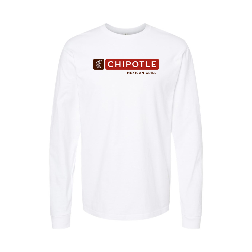 Youth Chipotle Logo Cotton Long Sleeve T-Shirt