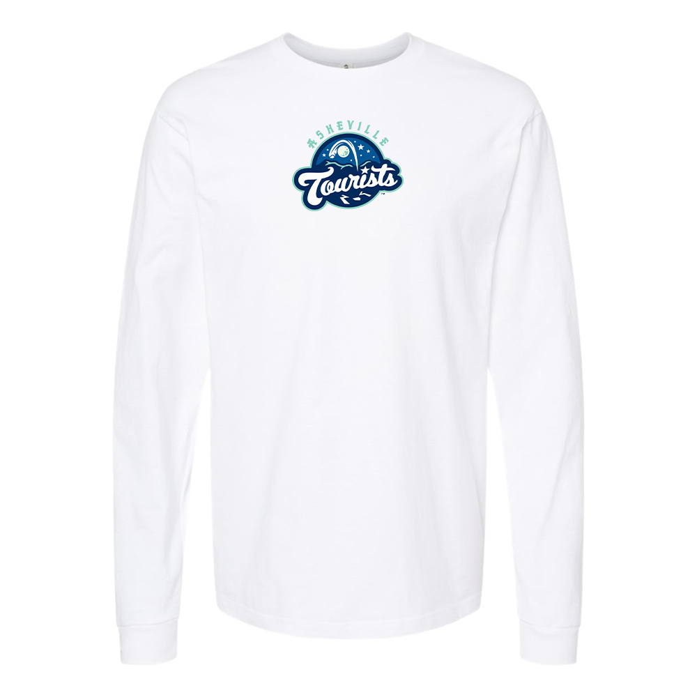 Youth Asheville Tourists Logo Cotton Long Sleeve T-Shirt
